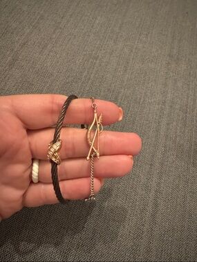 Two fossil bracelets